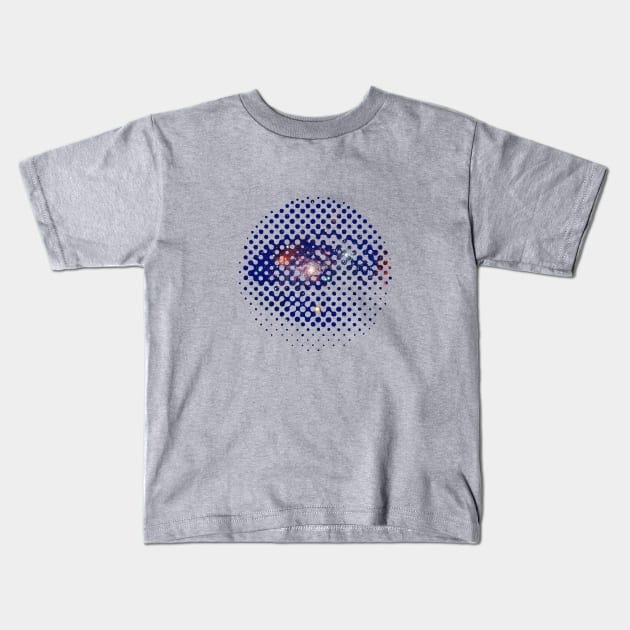 Eye of The Galaxy Kids T-Shirt by Elefunk